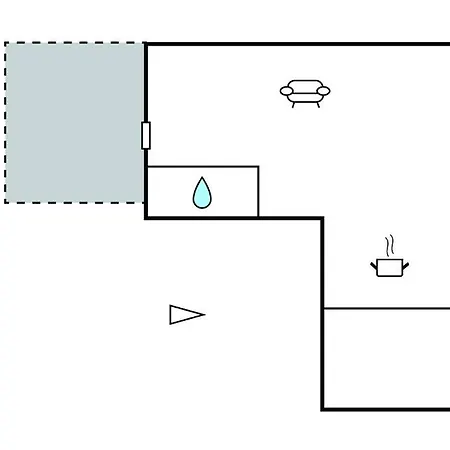 1 Bedroom Beautiful In ヴィル